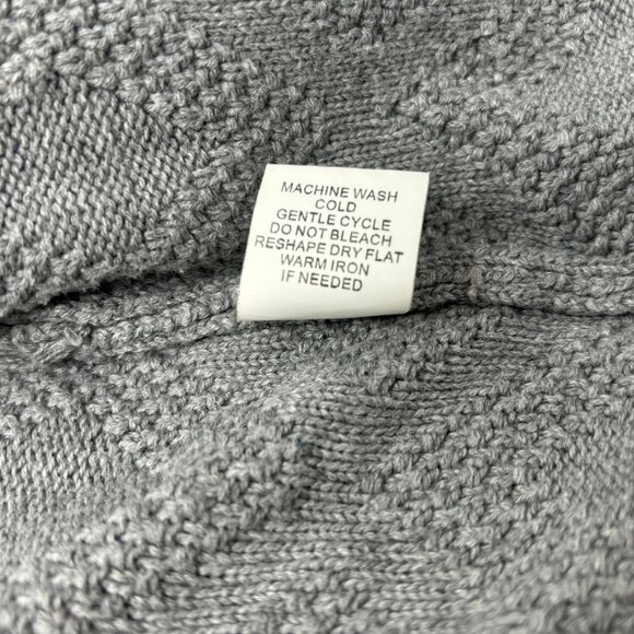 Market & Spruce Gray Knit Cardigan with pockets - Picture 7 of 10